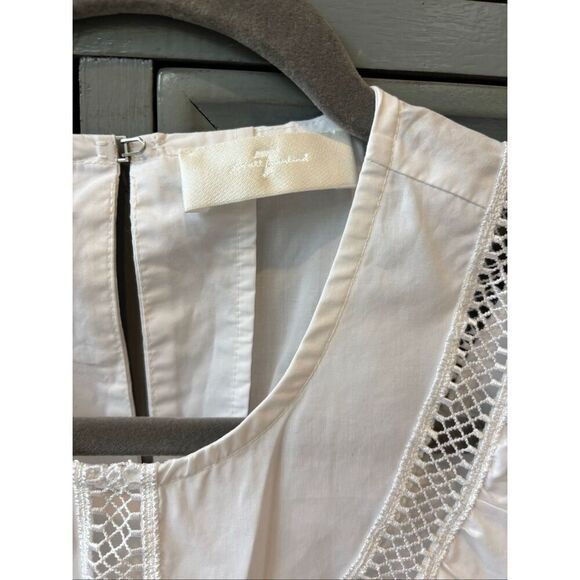 NWOT 7 for all mankind cotton flutter top, $98 XS E13 - Picture 5 of 8